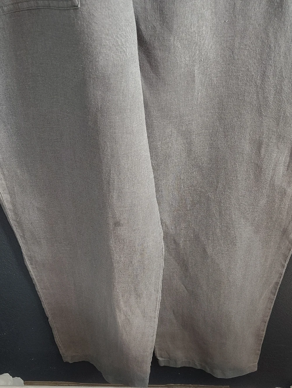 ZARA Lillian Light Gray Chic Effortless Button-Front Minimalist Utility Jumpsuit
